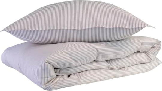 Borås Cotton Cille Sengetøj - B 140 x L 200 cm - Bomuld - Beige
