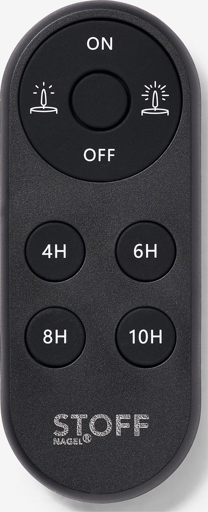 STOFF Nagel Stoff Nagel Remote Control - Black - 10X 4X 0.9CM