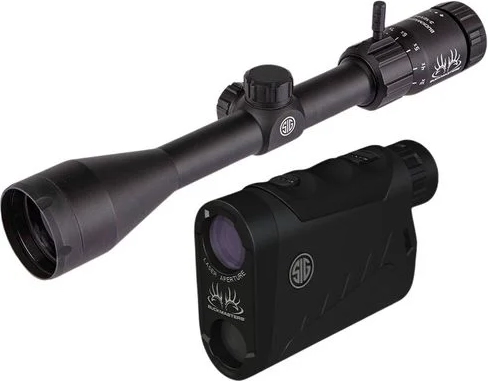sig sauer buckmaster 3-9x50 1" og buckmaster 1500 lrf rangefinder