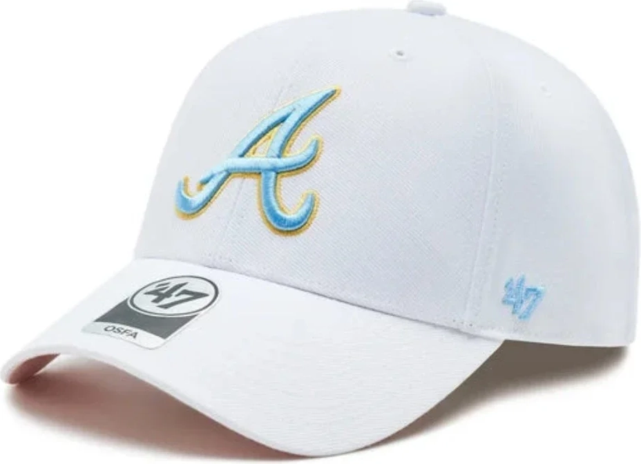 47 Brand MLB Atlanta Braves Snapback Cap White