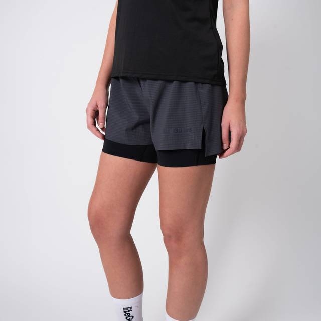 Liiteguard 2 In 1 Løbeshorts Dame - Ebony