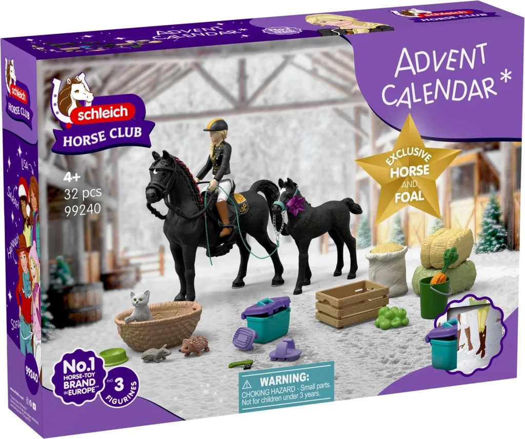 schleich horse club 2026 advent calendar winter wonderland
