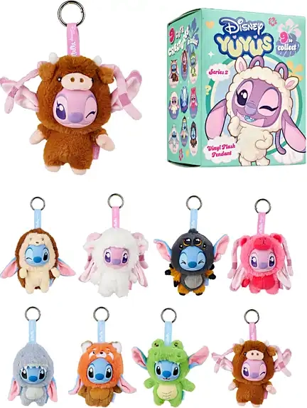 disney yuyus nøglering 12 cm - flere varianter - assorteret