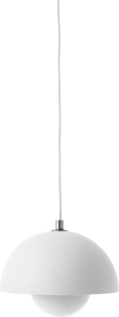 &tradition flowerpot vp10 pendel ø: 16 cm - matt white