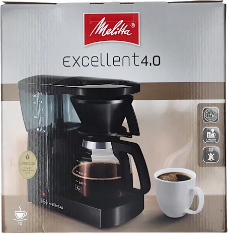 melitta excellent 4.0 kaffemaskine - sort