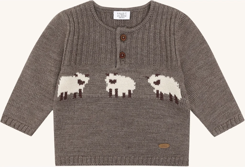 hust & claire deer melange pil uld sheep