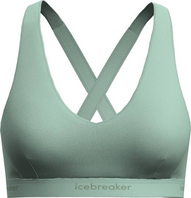 Icebreaker Cool-Lite Sprite Racerback Bra Sports-bh - Turkis/Grøn