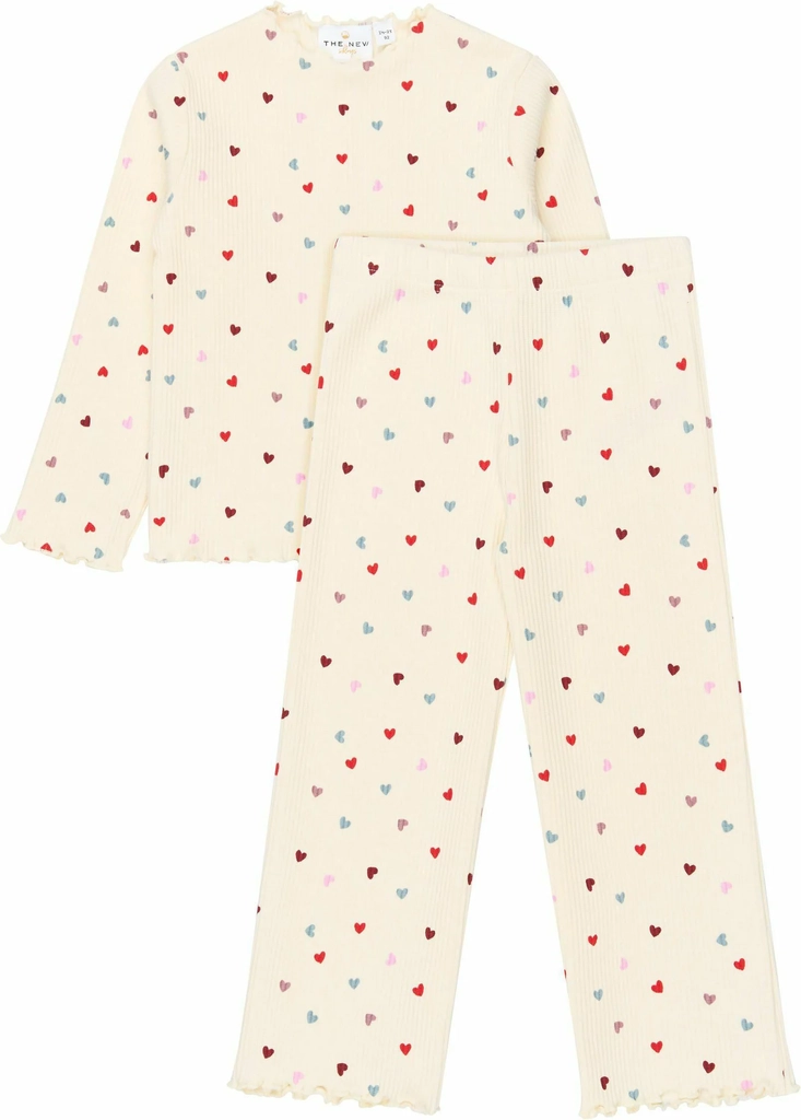 The New Tnstvera L_S Rib Set - Cream - 86