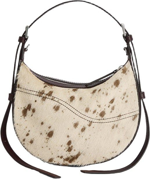 ATP Atelier Silea Mandorla/walnut Printed Mini Cow/vacchetta One Size - Skuldertasker Denim hos Magasin