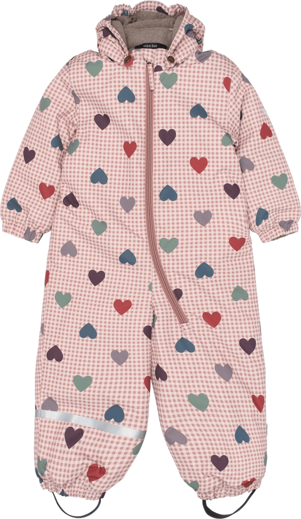 mikk-linesnow suit aop unisex - snowsuit - heart aop