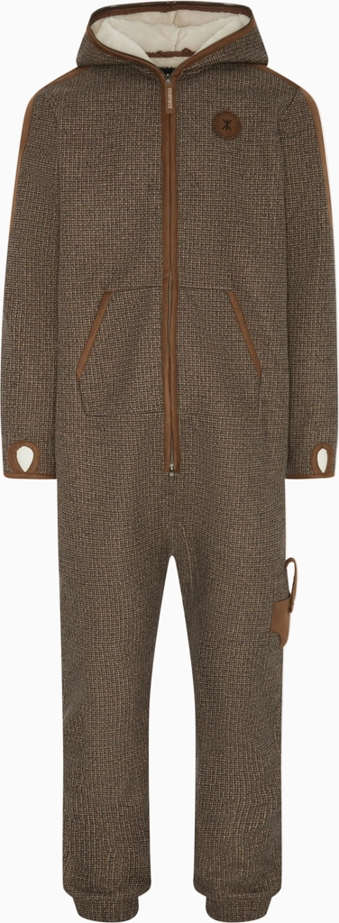good chill hunting jumpsuit | brown