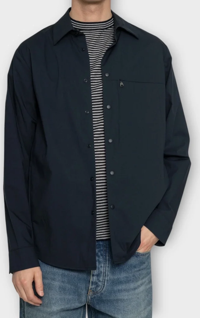 Aspesi Camicia Blade Skjorter Bomuld - Blå