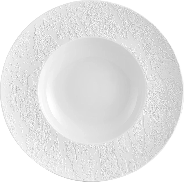 vista alegre vita dyb tallerken med bred mat fane, 25,2 cm