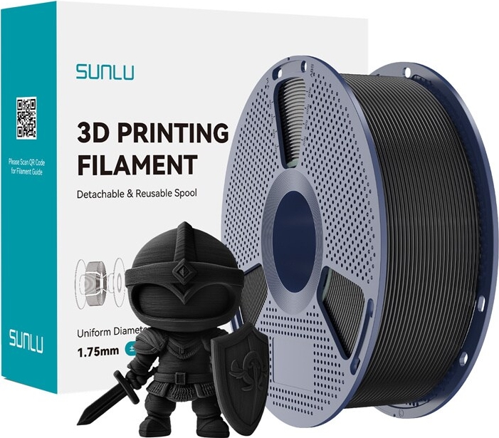 Sunlu PLA Filament 1.75 mm 1 kg Black