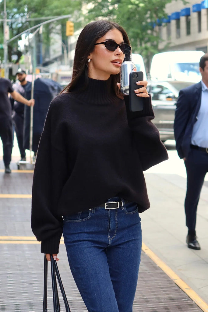 knitted turtleneck sweater
