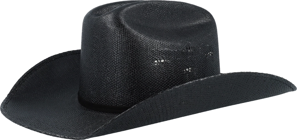 Brixton Laredo Straw Cowboy Hat - Svart Western