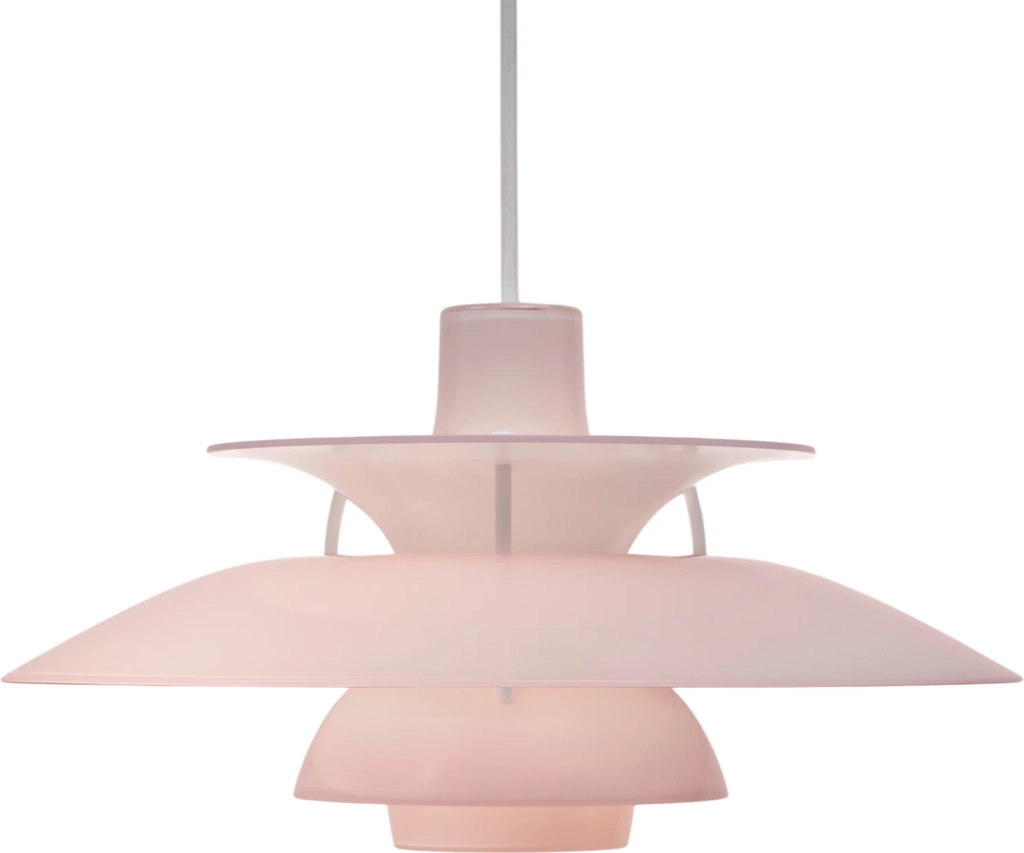 Louis Poulsen PH 5 320 Opal Pendel Dæmpbar Violet Pink Rosa Pendel