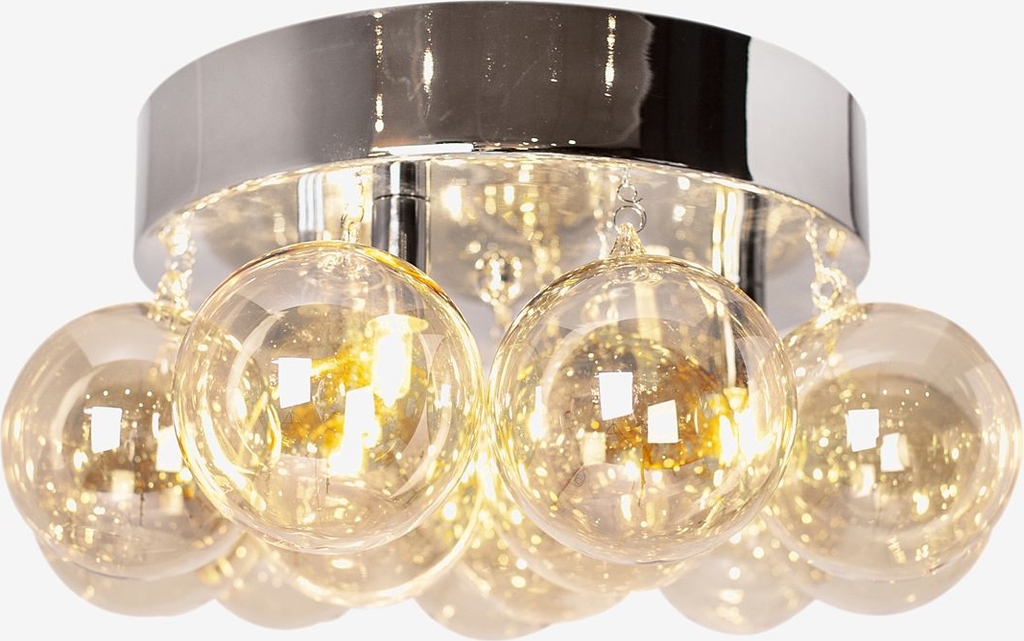 By Rydéns | Bubbles Loftlampe Amber | Ø40X19CM