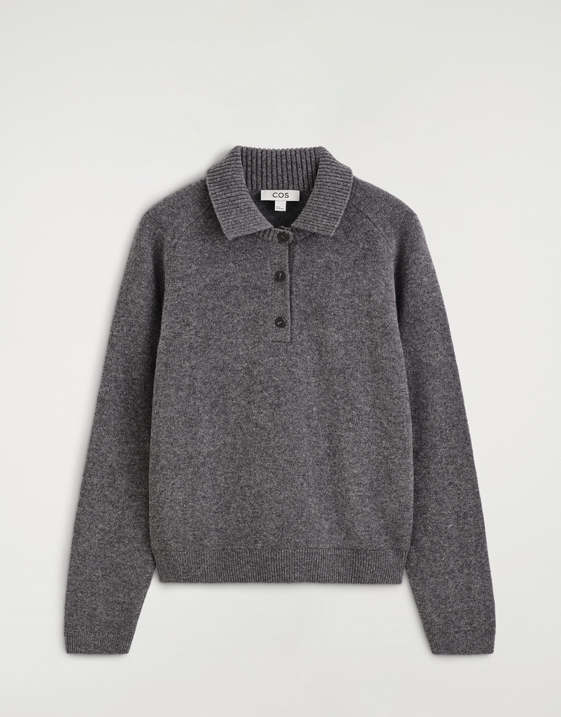 merino wool polo shirt