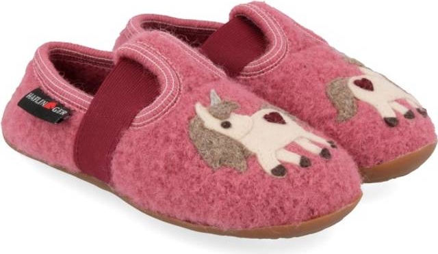 Haflinger Everest Unicorn Hyttesko Børn - Pink