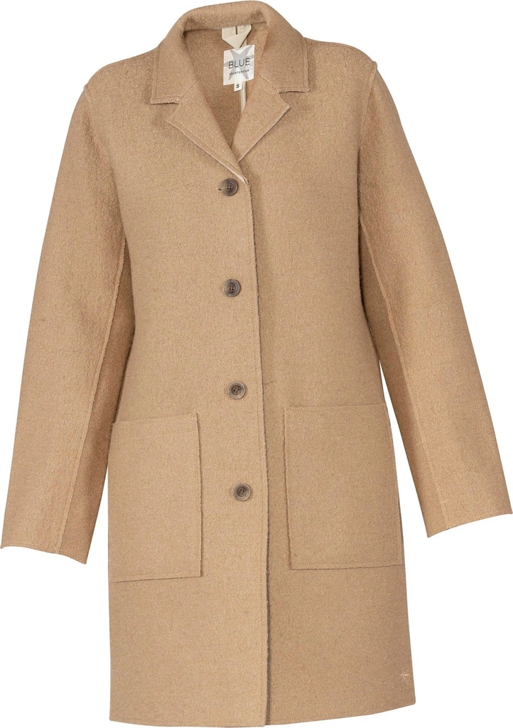 blue sportswear madonna wool coat, beige