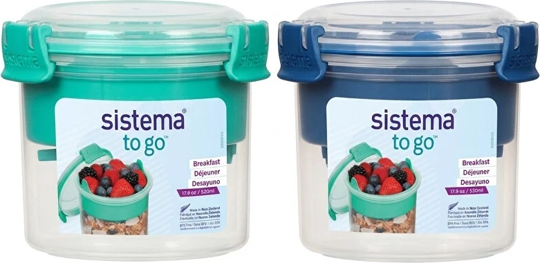 Sistema To Go Box con bowl e spoon 530 ml Mix