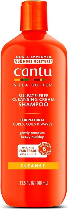 Cantu Burro di Karitè, Shampoo Capelli, Detergente Delicata, 400 ml