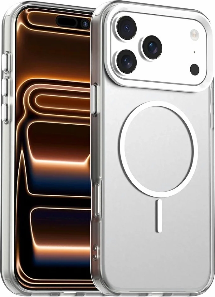 iPhone 18 Pro / 17 Pro EIDERWOOD Hybrid Plast Bagside Cover - MagSafe Kompatibel - Hvid