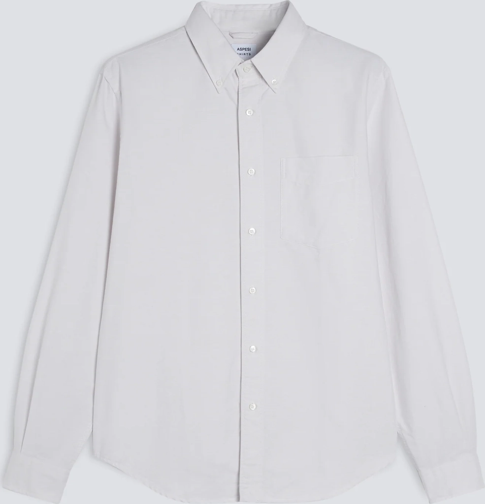 oxford cotton shirt with button-down collar