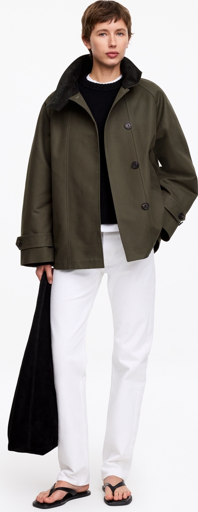 relaxed cotton jacket