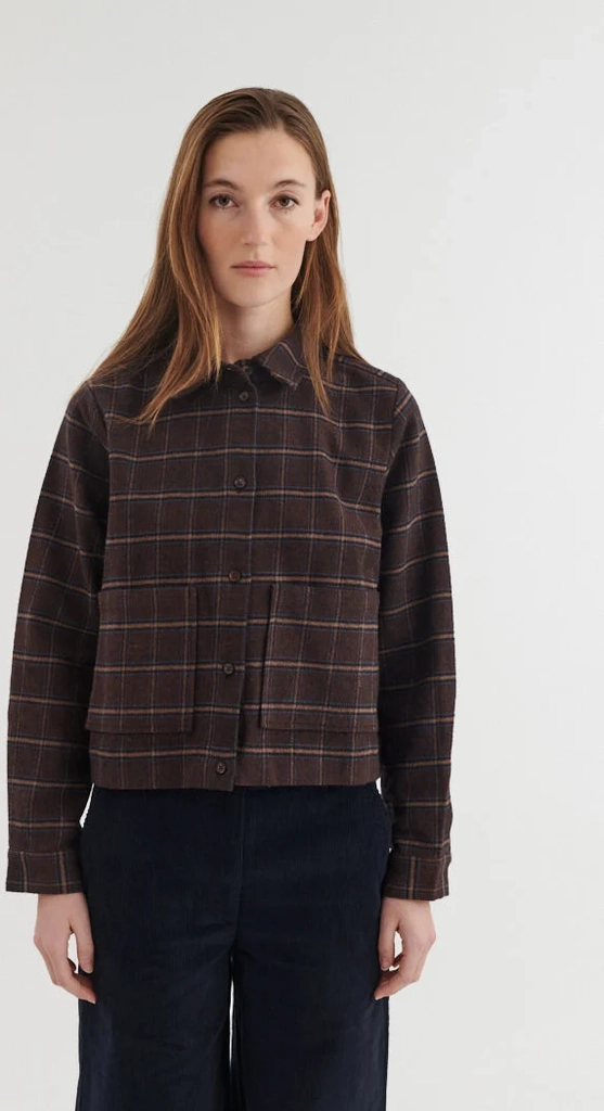 misa shirt - chicory coffee