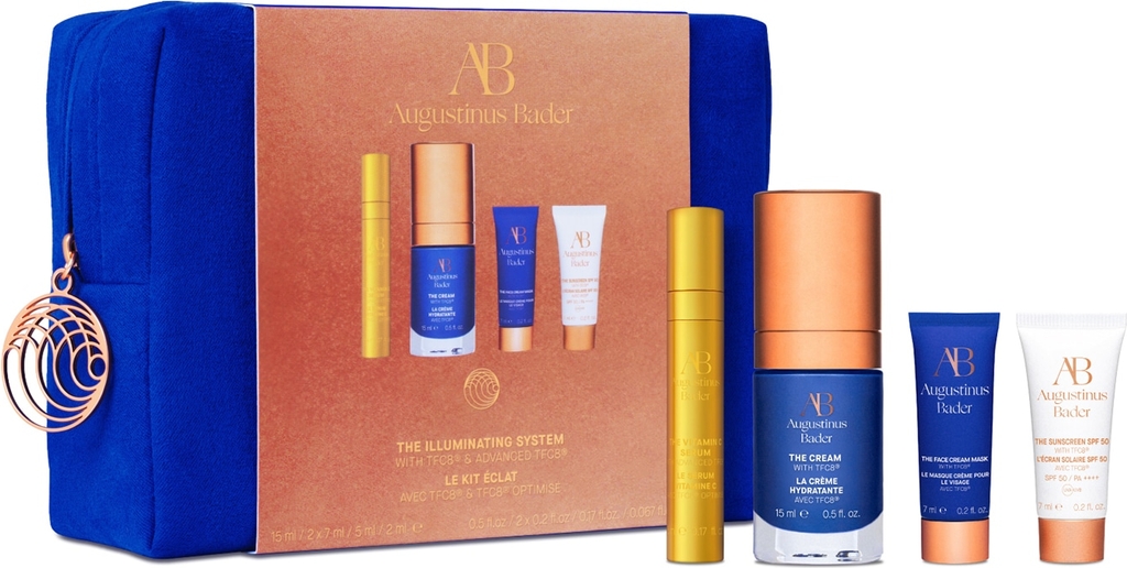 Augustinus Bader The Illuminating System Fugtgivende Hudplejesæt 15ml 5ml 7ml 7ml