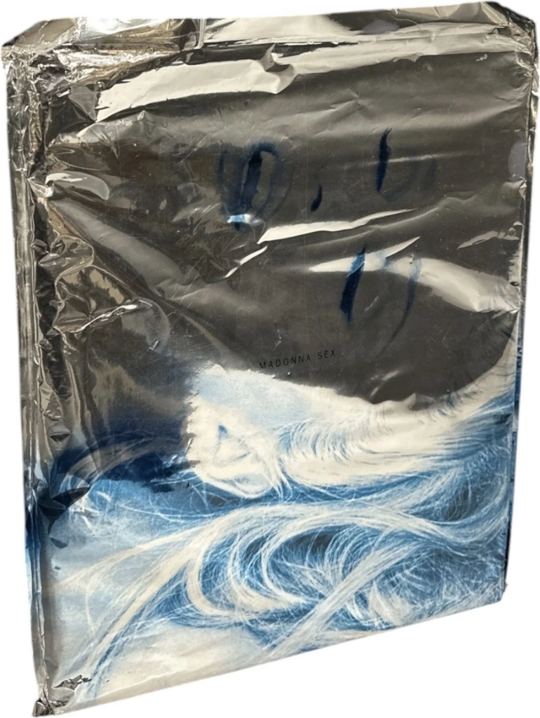 madonna sex + cd in opened foil 1992 uk book