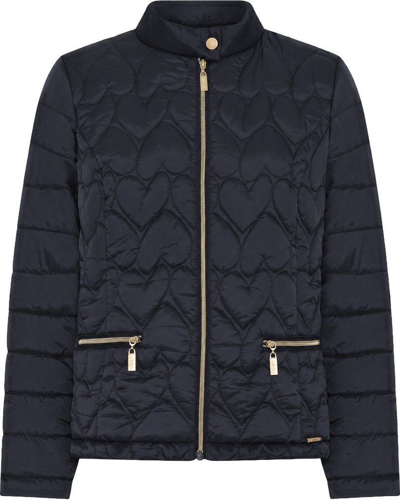 Micha Jacket_ Autumn Love Quilt Kvinde Navy Overgangsjakker Str 40 - hos Magasin