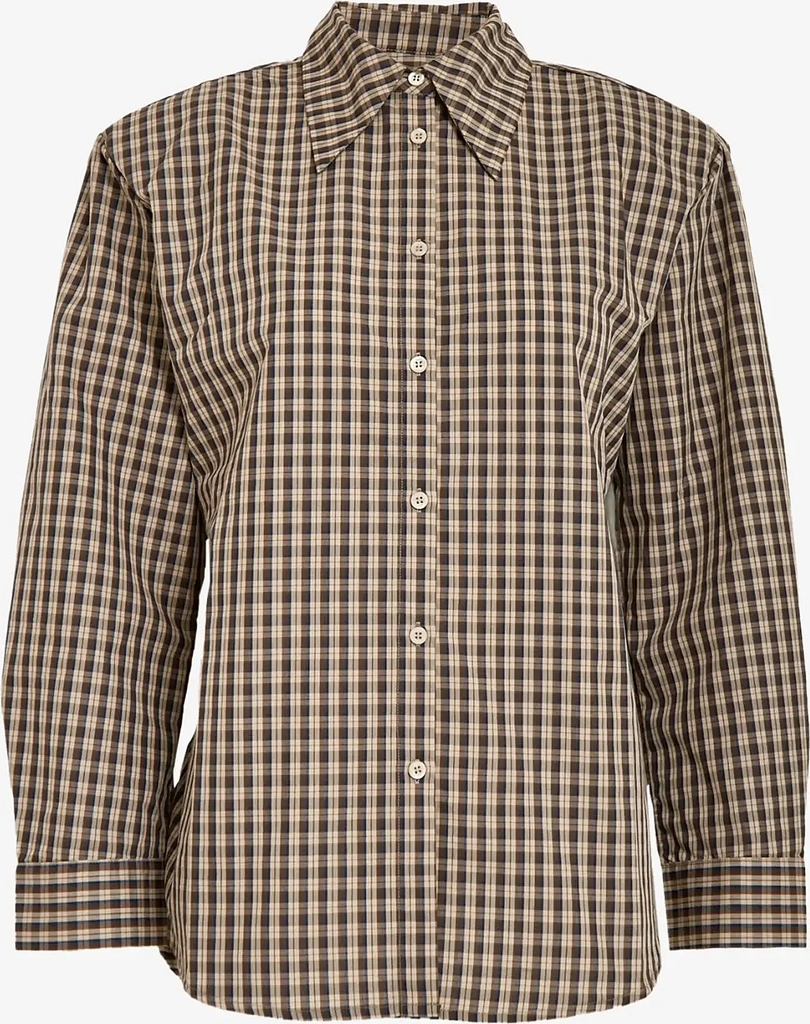 Minus Mssylvie Shirt - Brown - 38