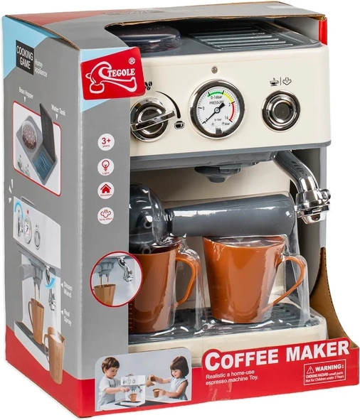 køb kaffemaskine m/damp elekstrisk i æske 16,5x22,5x27 - tegole