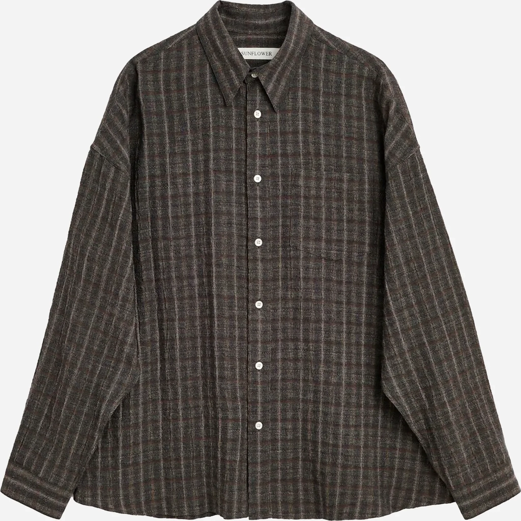 sunflower stable shirt 160 chocolate