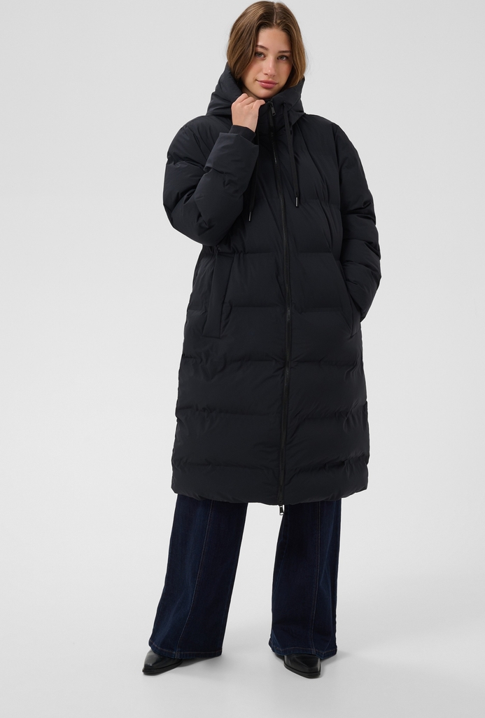 Saint Tropez Sabrielsz Jacket Kvinde Black Frakker Regular Fit Str L - hos Magasin