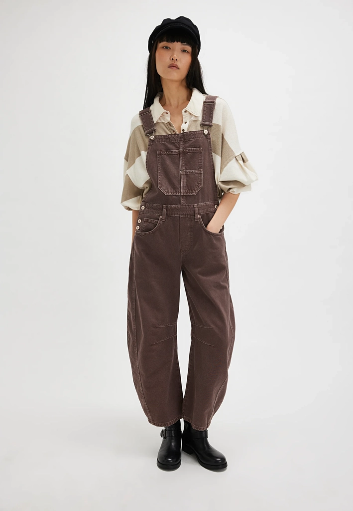 free peoplegood luck overall - overall /buksedragter - chocolate mousse
