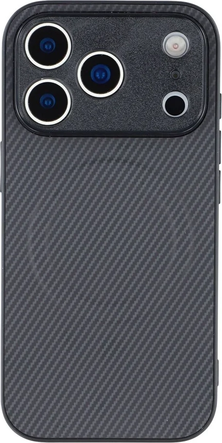 iPhone 18 Pro Max / 17 Pro Max EIDERWOOD Hybrid Carbon Bagside Cover - MagSafe Kompatibel - Sort
