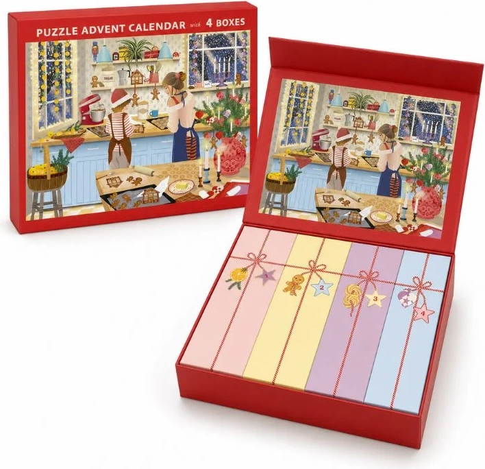 Vissevasse Adventskalender Med Puslespil Sweet December
