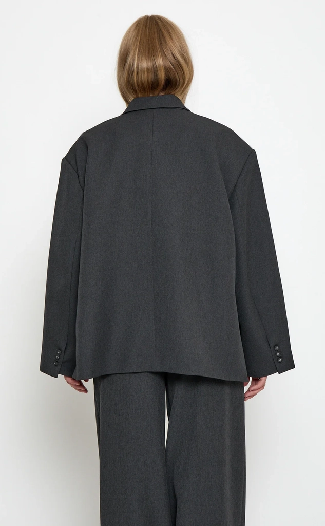 msvivianne oversize blazer - dark grey