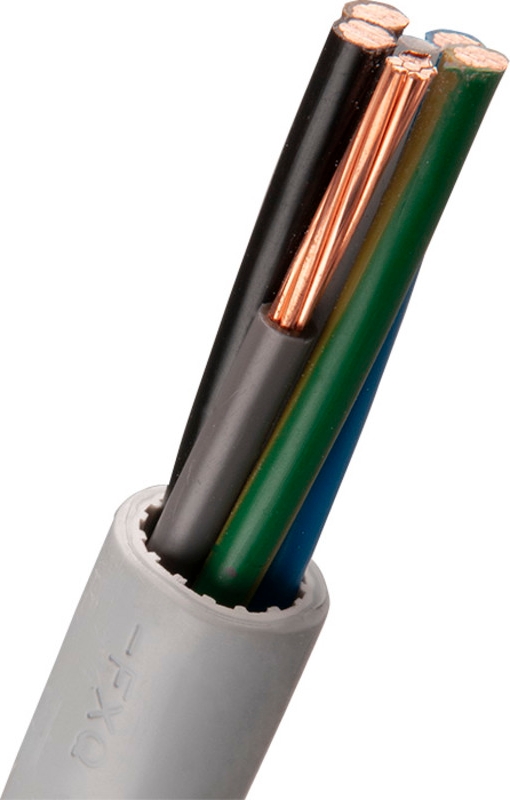 nexans installationskabel, 5g6 mm²