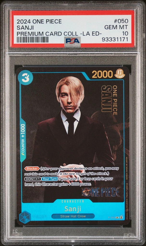 sanji #050 - live action premium coll. - promo - psa 10
