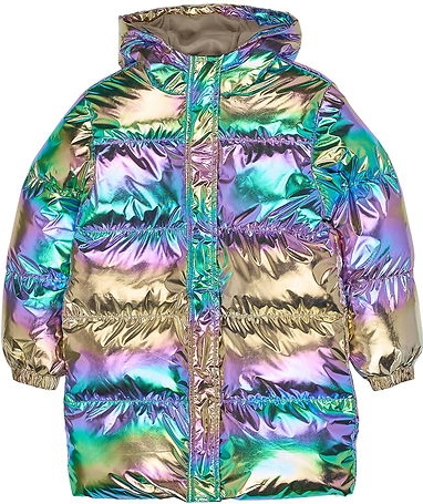 The New Tnunicca Long Puffer Jacket - Multi/patterned
