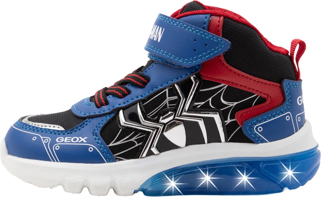 GEOX Sneakers 'CIBERDRON'  blå / rød / sort / hvid