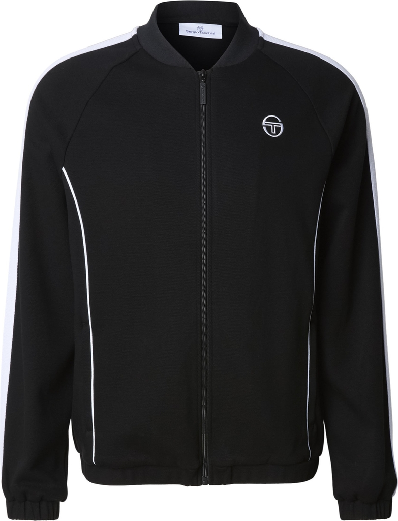 sergio tacchiniegeo tracktop - bomberjakke - black white