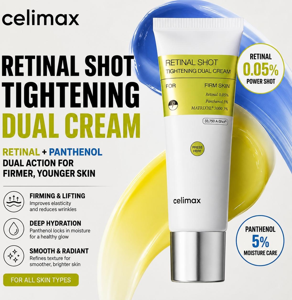 Celimax The Vita-A Retinal Shot Tightening Dual Cream 50ml