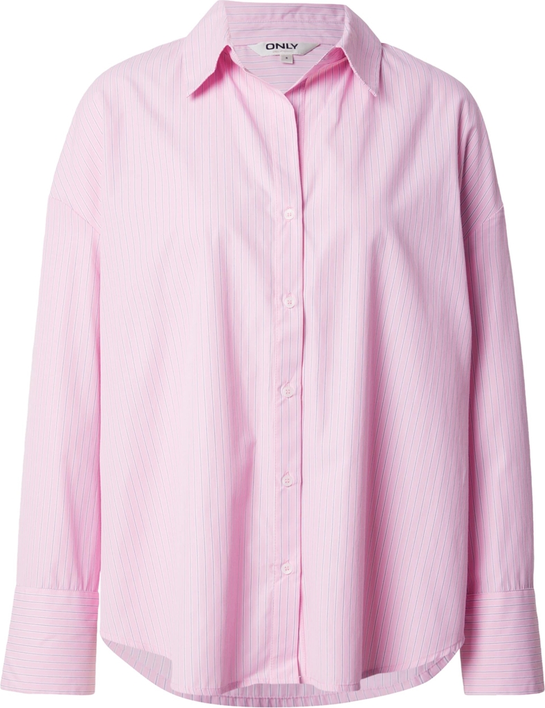 ONLY Bluse 'ONLOREGON ALVA'  indigo / orkidee / hvid