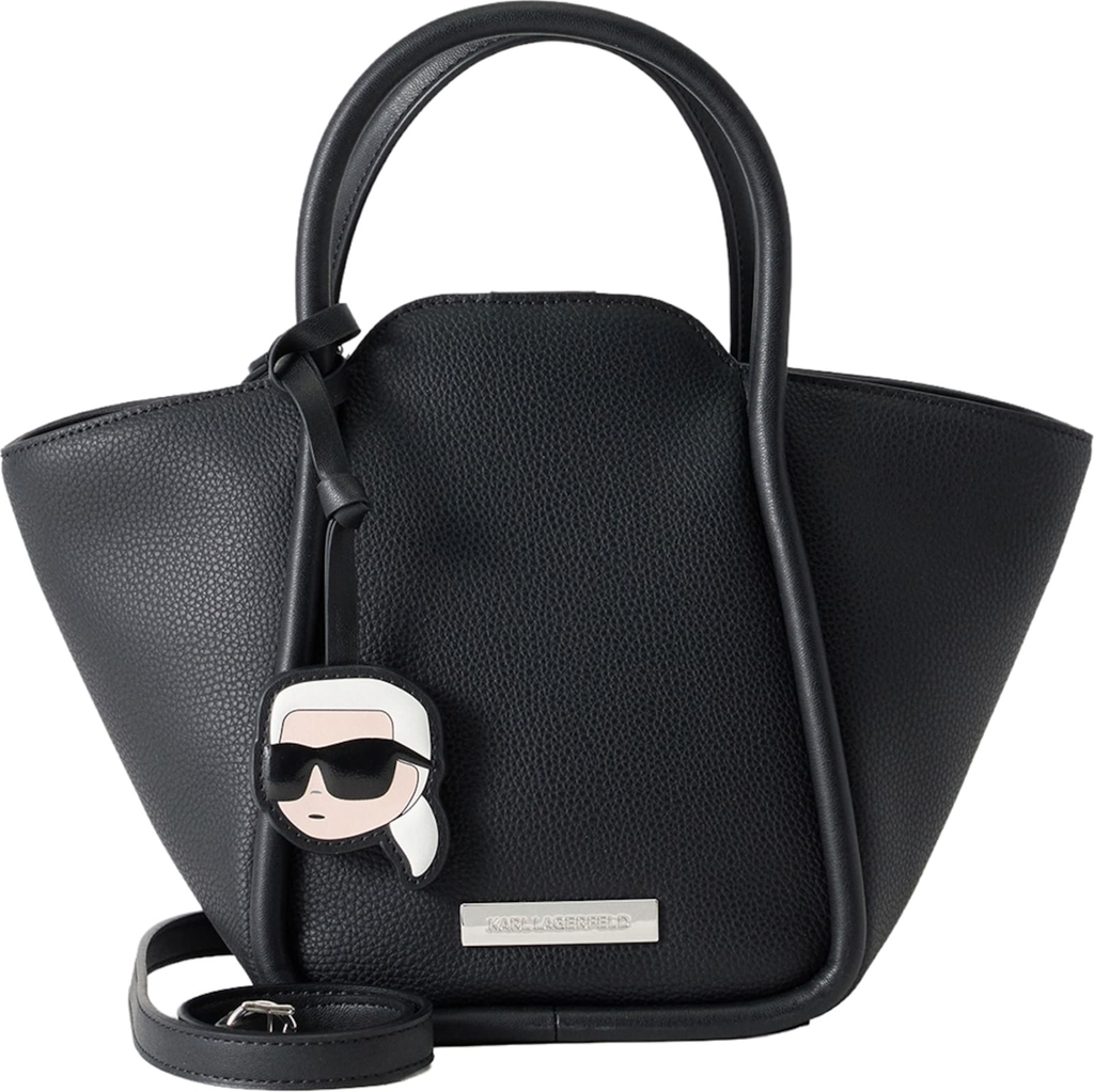 Karl Lagerfeld Håndtaske 'IKON'  sort / hvid